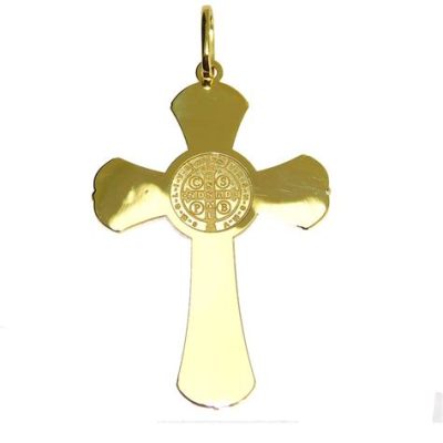 O Crucifixo de Beta Giorgis em Ouro e Azurino Vibrante!